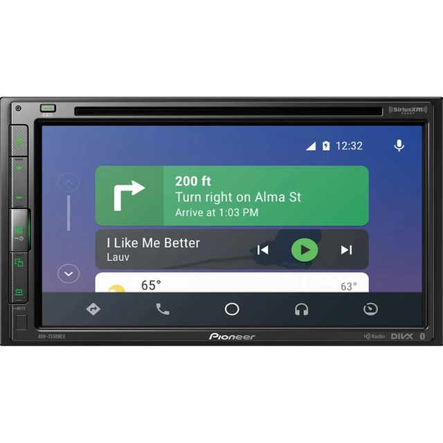 Alt view image 4 of 5 - Pioneer AVH-2550NEX Double-Din 6.8" Built-in Bluetooth Multimedia DVD Receiver