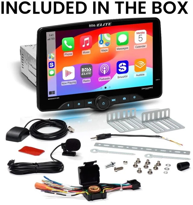 Alt view image 2 of 5 - BOSS Audio Elite BE9ACP.WX 9" Single Din Digital Multimedia Receiver