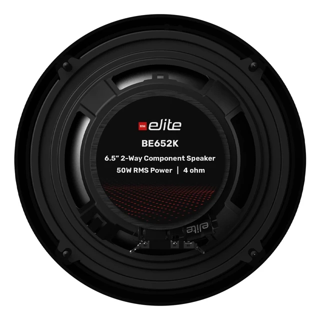 Alt view image 3 of 6 - Boss Audio Elite BE652K 6.5" 2-Way Component Speaker System