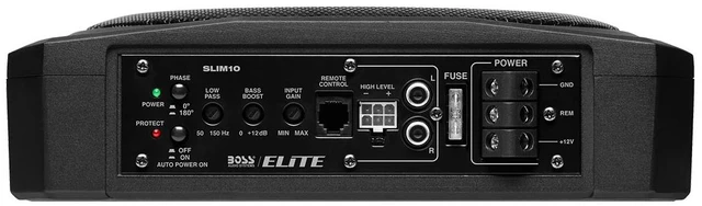Alt view image 3 of 4 - Boss Audio SLIM10 Elite 10" Low Profile Amplified Car Subwoofer Enclosure