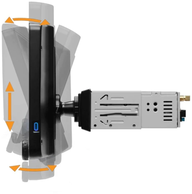Alt view image 7 of 7 - Boss Audio BE14ACP.WXC Digital Multimedia Car Receiver and Backup Camera