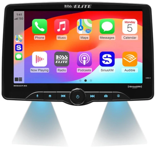 Alt view image 2 of 7 - Boss Audio BE9ACP.WXC Digital Multimedia Car Receiver and Backup Camera