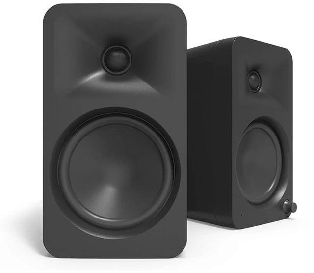 Main image of Kanto ORA4 Desktop Speakers with USB-C and Bluetooth - Matte Black- Pair