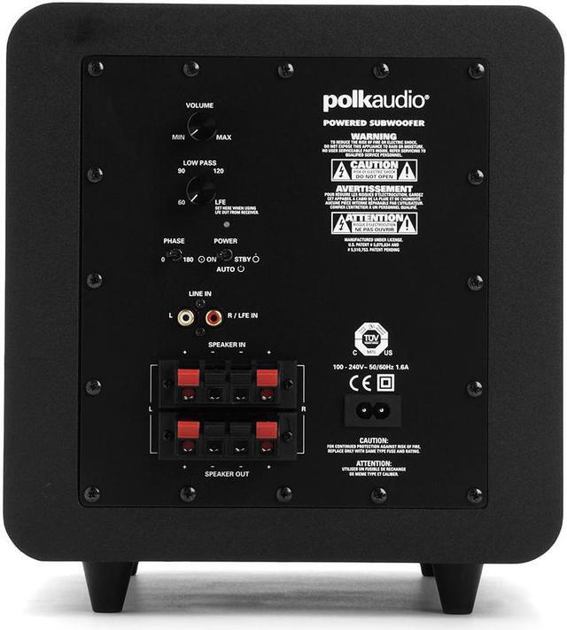 Alt view image 2 of 7 - Polk Audio PSW111 - 150 W Woofer - Black