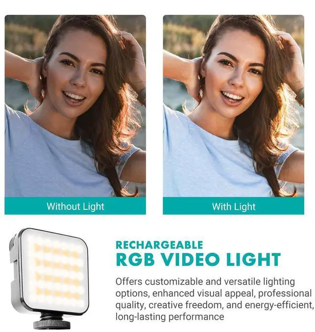 Alt view image 4 of 7 - Movo iVlogger-PRO Vlogging Kit with Full Tripod for iPhone/Android - YouTube Starter Kit for Content Creators - Accessories: Phone Tripod, Phone Mount, RGB Light and VXR10 Shotgun Mic