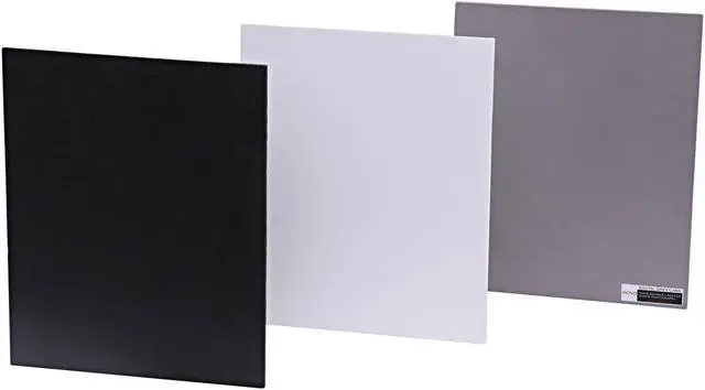 Main image of Movo Photo Color/White Balance Card Set for Digital Photography (Full-sized, 8 X 10")