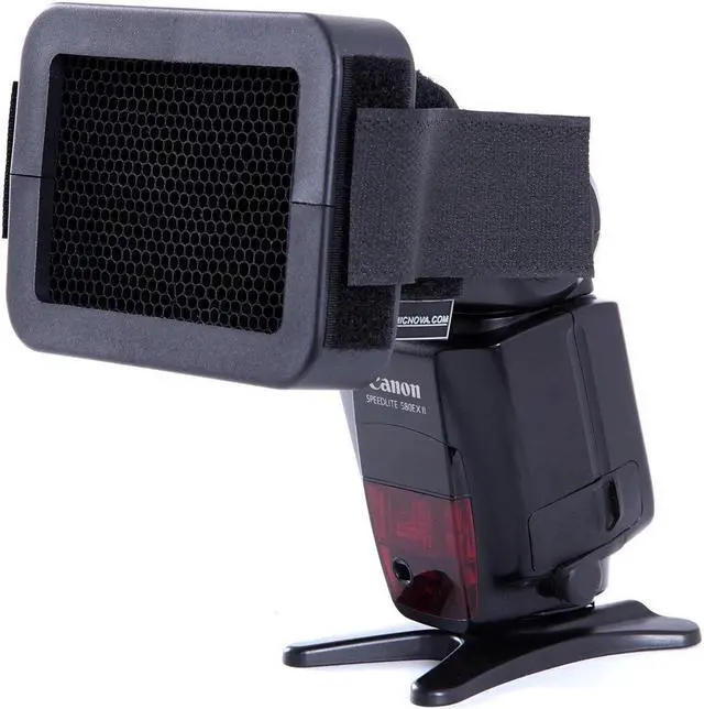 Main image of Movo Photo SG14 1/4" Honeycomb Quick Grid Flash Attachment Accessory for Lighting Effects