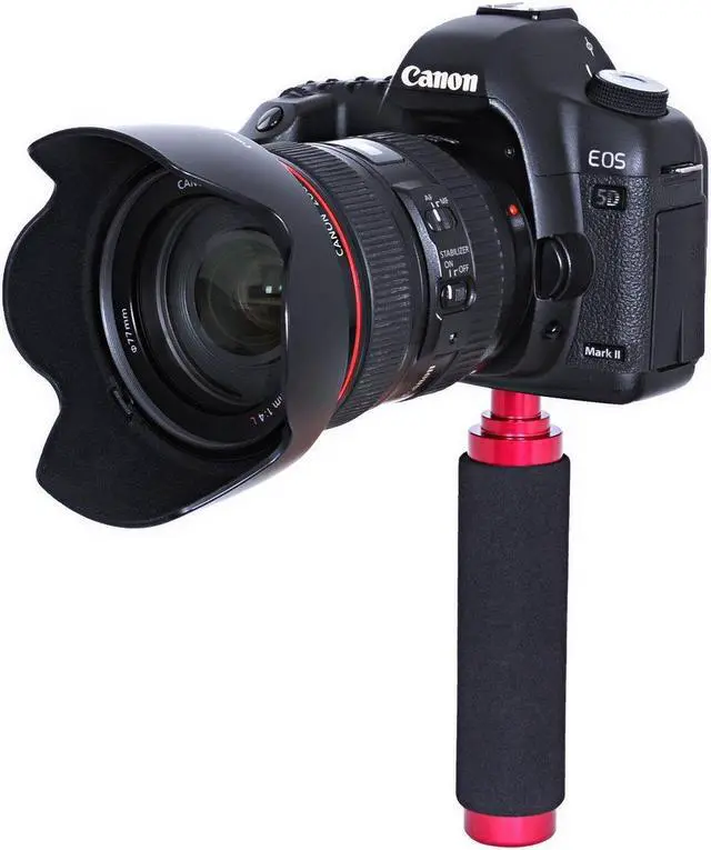 Main image of Movo Photo SVH5 Solid Aluminum Handgrip Video Stabilizer for DSLR Cameras & Camcorders