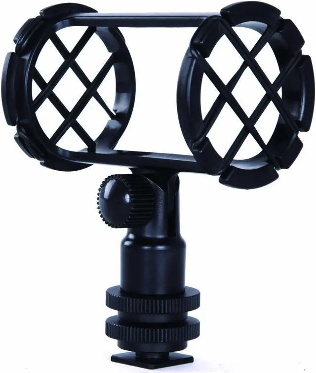 Main image of Movo SMM1 Camera Shoe Shockmount for Shotgun Microphones 19-25mm in Diameter (Including Rode NTG-1, NTG-2, Sennheiser MKE-600)