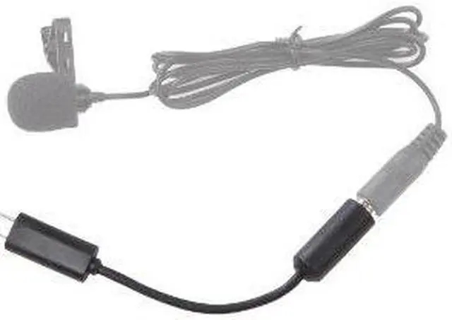 Alt view image 2 of 4 - Movo GMA100 3.5mm Female Microphone Adapter Cable to fit the GoPro HERO3, HERO3+ & HERO4 Black, White & Silver Editions