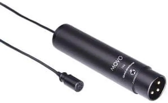 Alt view image 6 of 7 - Movo LV4 Dual XLR Lavalier Interview Kit with Omnidirectional and Cardioid Microphones, Lapel Clips and Windscreens