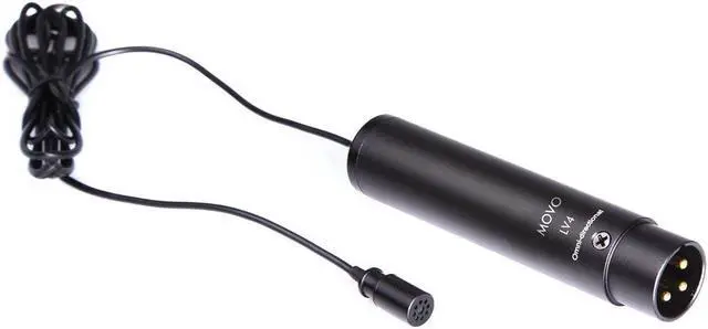 Alt view image 3 of 5 - Movo LV4-O2 XLR Phantom Power Lavalier Omnidirctional Microphone, with Lapel Clips and Windscreens (2 Pack)