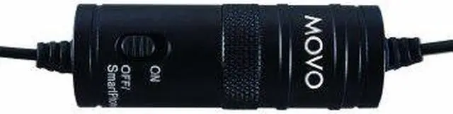Alt view image 2 of 4 - Movo Lavalier Omnidirectional Condenser Microphone with 20' Cable for Canon VIXIA HF R500 & EOS 1D, 5D, 5DS, 6D, 7D, 60D, 70D, Digital Rebel T6i, T5i, T4i, T3i, T2i DSLR Cameras