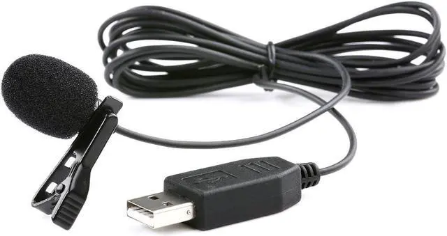 Alt view image 5 of 12 - Movo M1 USB Lavalier Lapel Clip-on Omnidirectional Condenser Computer Microphone for PC and Mac (20' Cord)