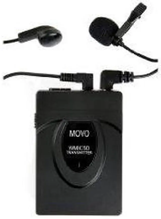 Alt view image 2 of 5 - Movo 2.4GHz Wireless Lavalier Microphone System (164' Range) for Nikon D7100, D7000, D5500, D5300, D5200, D3300, D3200, D810, D800, D750, D610, D90, D4, D4S, D3X, DF DSLR Cameras