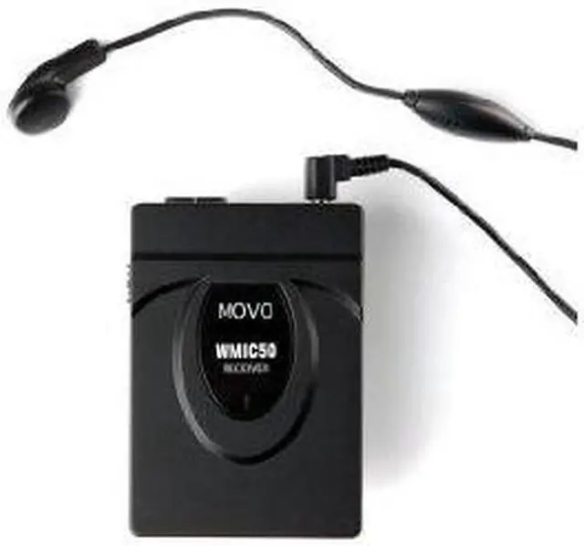 Alt view image 3 of 5 - Movo 2.4GHz Wireless Lavalier Microphone System (164' Range) for Nikon D7100, D7000, D5500, D5300, D5200, D3300, D3200, D810, D800, D750, D610, D90, D4, D4S, D3X, DF DSLR Cameras