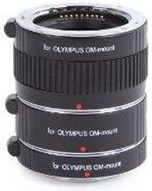 Main image of Movo Photo AF Macro Extension Tube Set for Olympus EVOLT Four-Thirds Mount DSLR Camera with 12mm, 20mm & 36mm Tubes (Metal Mount)