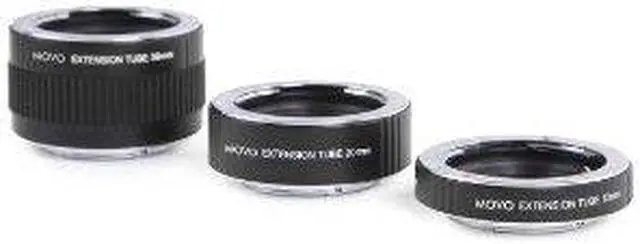 Alt view image 2 of 4 - Movo Photo AF Macro Extension Tube Set for Olympus EVOLT Four-Thirds Mount DSLR Camera with 12mm, 20mm & 36mm Tubes (Metal Mount)
