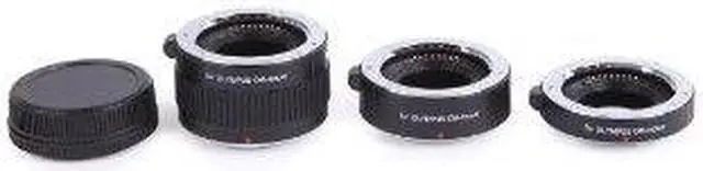 Alt view image 3 of 4 - Movo Photo AF Macro Extension Tube Set for Olympus EVOLT Four-Thirds Mount DSLR Camera with 12mm, 20mm & 36mm Tubes (Metal Mount)