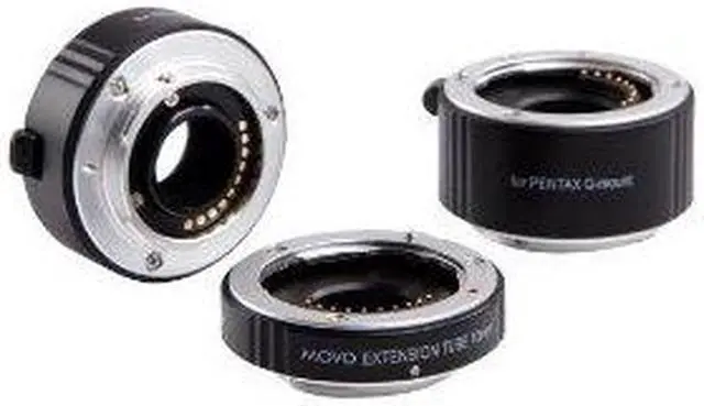 Main image of Movo Photo AF Macro Extension Tube Set for Pentax Q Mirrorless Camera System with 10mm, 16mm & 21mm Tubes (Metal Mount)