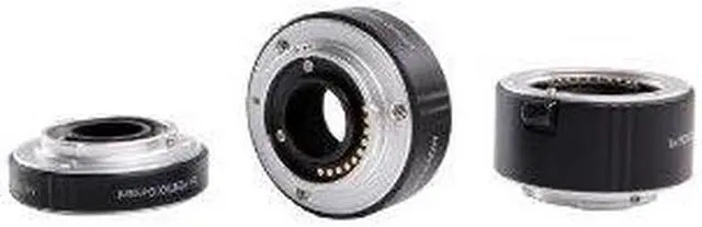 Alt view image 2 of 4 - Movo Photo AF Macro Extension Tube Set for Pentax Q Mirrorless Camera System with 10mm, 16mm & 21mm Tubes (Metal Mount)