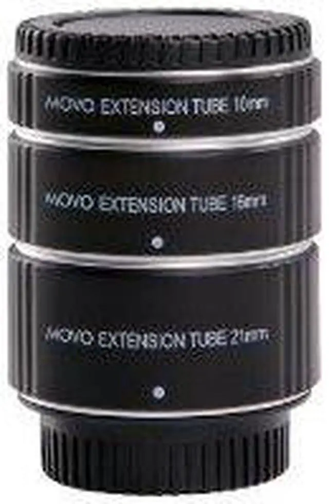 Alt view image 4 of 4 - Movo Photo AF Macro Extension Tube Set for Pentax Q Mirrorless Camera System with 10mm, 16mm & 21mm Tubes (Metal Mount)