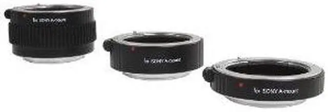 Alt view image 4 of 5 - Movo Photo AF Macro Extension Tube Set for Sony Alpha DSLR Camera with 12mm, 20mm & 36mm Tubes (Metal Mount)