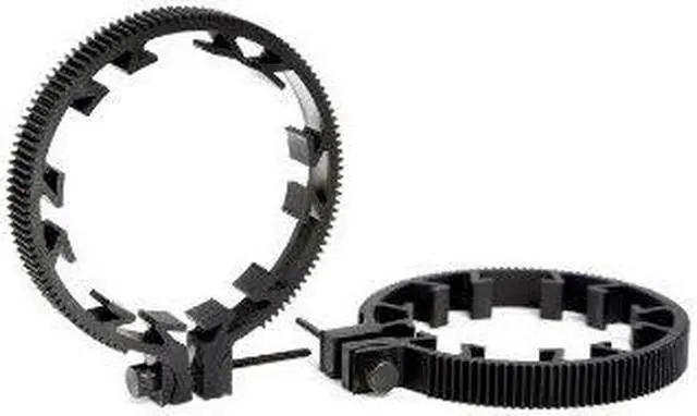Main image of Movo FR3 Adjustable 3-Piece Follow Focus Ring Gear Set - Includes 65mm, 75mm and 85mm Lens Rings (Standard 32 pitch - 0.8 mod)