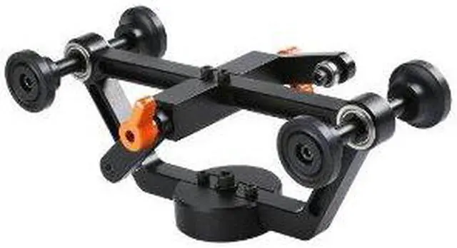 Alt view image 4 of 4 - Movo Photo MV-TD Camera Sliding Platform Dolly for the T150 Camera Track Slider - Allows for Inverted / Upside-down Tracking