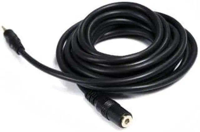 Alt view image 3 of 3 - Movo MC10 10-foot (3m) TRS Female 3.5mm to TRS Male 3.5mm Extension Cable for Camera/Video Microphones (fits Rode, Takstar, Audio-Technica, Canon, Nikon)