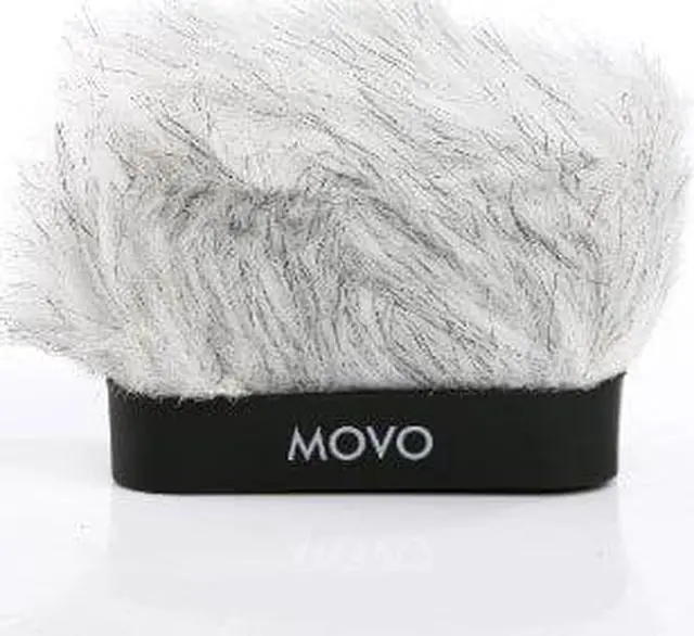 Alt view image 2 of 6 - Movo WS-R10 Professional Furry Windscreen with Acoustic Foam Technology for Zoom IQ-6, Tascam DR-07 MKII, Sony PCM-M10 & Rode iXY Portable Digital Recorders