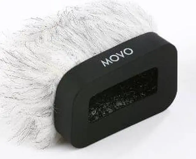 Alt view image 3 of 6 - Movo WS-R10 Professional Furry Windscreen with Acoustic Foam Technology for Zoom IQ-6, Tascam DR-07 MKII, Sony PCM-M10 & Rode iXY Portable Digital Recorders