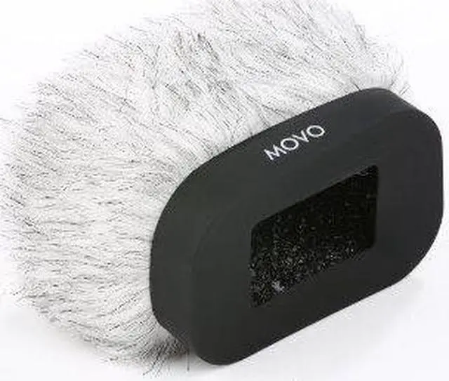Alt view image 2 of 5 - Movo WS-R30 Professional Furry Windscreen with Acoustic Foam Technology for Zoom H4n, H5, H6, Tascam DR-40, DR-100 MKII & Sony PCM-D50 Portable Digital Recorders