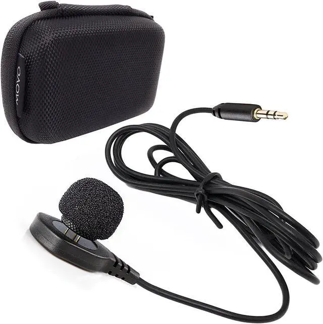 Main image of Movo LV-M5 Discreet Pin Lavalier Omnidirectional Microphone with 3.5mm TRS Connector - for DSLR Cameras, Camcorders, Recorders
