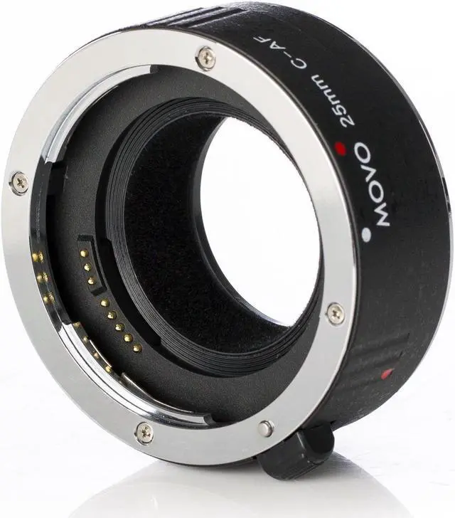 Main image of Movo MT-C25 25mm AF Chrome Macro Extension Tube for Canon EOS DSLR Camera & EF / EF-S Lenses