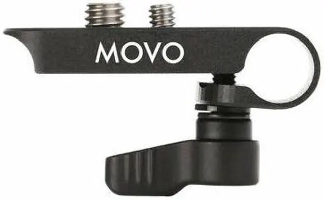 Alt view image 2 of 4 - Movo CAB1000 15mm Modular Rod Clamp Adapter - Mounts Cameras, Monitors, Recorders to Rigs with Multiple 1/4" & 3/8" Male/Female Mounting Threads (2 Pack)
