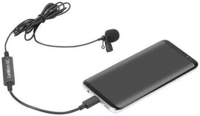 Alt view image 4 of 6 - Saramonic LavMicro-UC Omnidirectional Lavalier Mic for USB Type-C Devices with