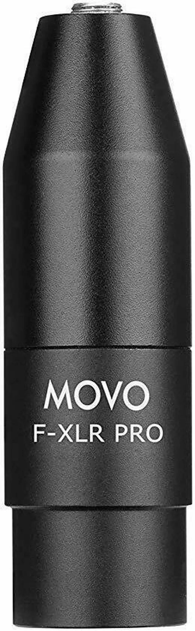 Alt view image 3 of 6 - Movo FXLR-PRO 3.5mm (TRS) Mini-Jack Female Microphone Adapter to 3-pin XLR Male Connector with Integrated Phantom Power Converter