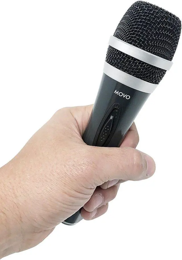 Alt view image 2 of 4 - Movo MV-M1 Dynamic XLR Cardioid Handheld Vocal Microphone for Performances, Instruments, & Live Recording