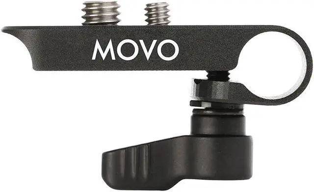Alt view image 2 of 4 - Movo CAB1000 15mm Modular Rod Clamp Adapter - Mounts Cameras, Monitors, Recorders to Rigs with Multiple 1/4" & 3/8" Male/Female Mounting Threads (3 Pack)