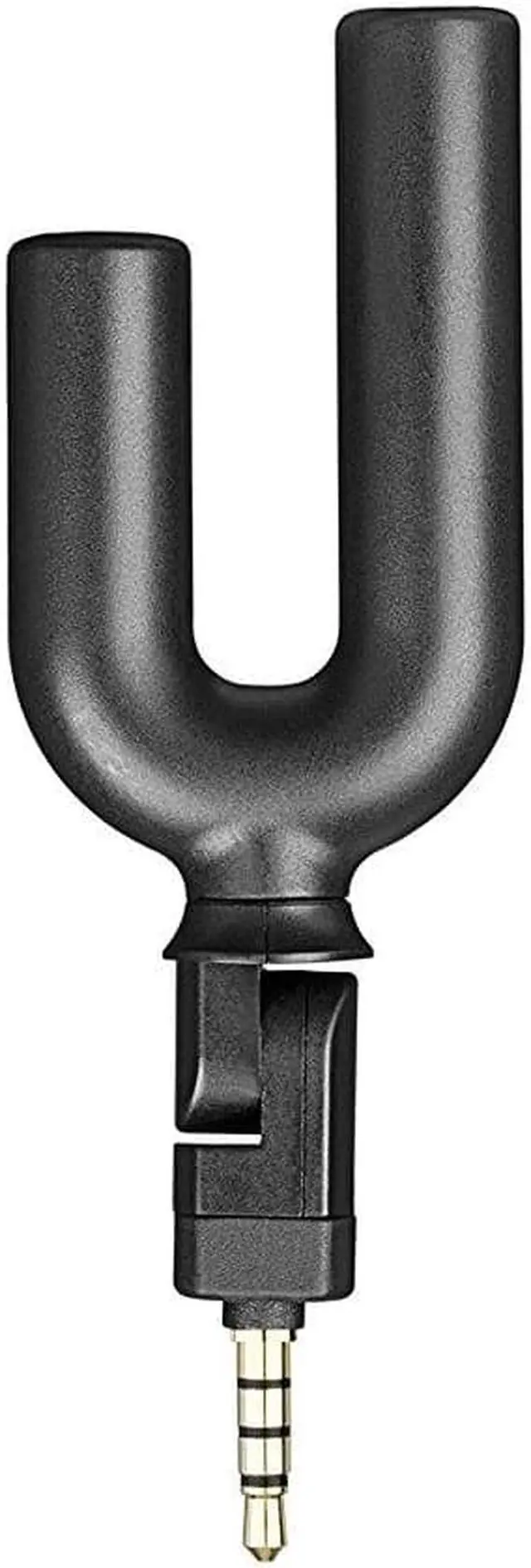 Alt view image 3 of 4 - Movo MA2010 Omnidirectional 3.5mm TRRS Microphone with Adjustable Angle and Headphone Monitoring Input - for iPhone, iPad, Android, and other Smartphones