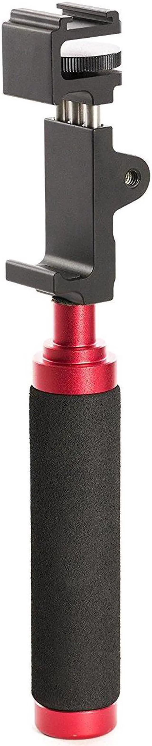 Main image of Saramonic SR-BSP1 Aluminum Smartphone Tripod Mount with Stabilizing Handle & Mounting Shoe for Apple iPhone 4, 4S, 5, 5C, 5S, 6, 6S, Samsung Galaxy S3, S4, S5, S6, Note and other Android Smartphones