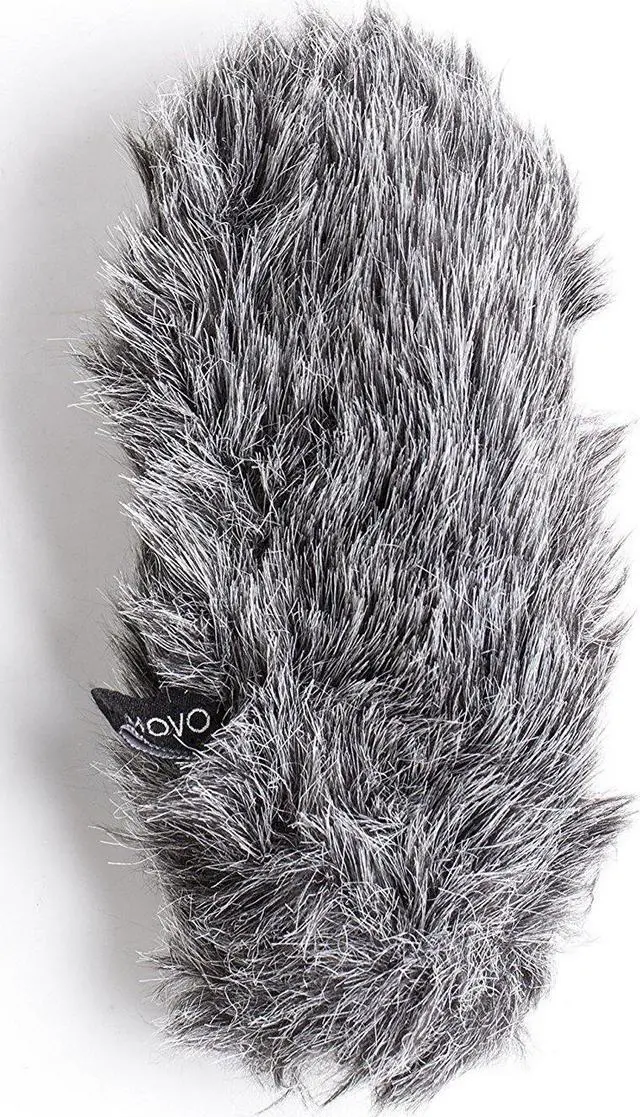 Main image of Movo WS-G8 Furry Outdoor Microphone Windscreen Muff Custom Fit for Rode VideoMic Pro & VideoMic Pro R (Dark Gray)