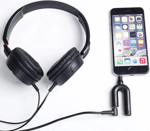 Alt view image 4 of 4 - Movo MA2000 U-Shape TRRS Omni-Directional Calibrated Measurement Microphone with Headphone Jack for iPhone, iPad, Android Smartphones & Tablets