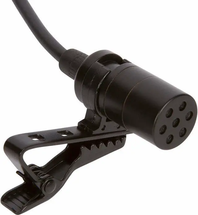 Alt view image 3 of 5 - Movo LV8-D XLR Premium 48V Phantom Power Lavalier Directional Microphone, with Lapel Clip and Windscreen