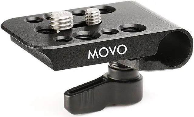 Alt view image 3 of 4 - Movo CAB1000 15mm Modular Rod Clamp Adapter - Mounts Cameras, Monitors, Recorders to Rigs with Multiple 1/4" & 3/8" Male/Female Mounting Threads (3 Pack)
