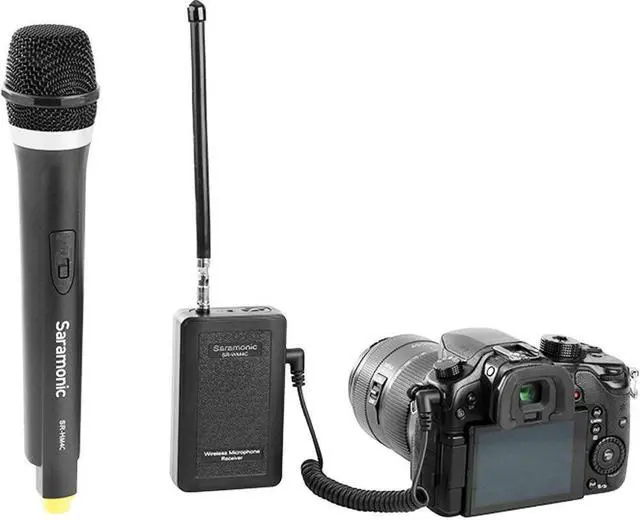 Alt view image 4 of 11 - Saramonic SR-HM4C 4-Channel VHF Wireless Handheld Microphone with Integrated Transmitter Fits with the Receiver of SR-WM4C Wireless System, Real-time Monitoring, Volume Control Wheel