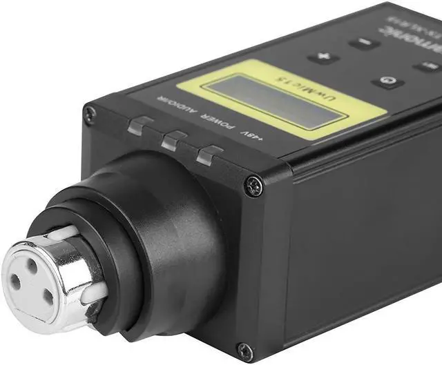 Alt view image 4 of 4 - Saramonic SR-XLR15 16-Channel UHF Wireless XLR Plug-in Microphone Transmitter for the UWMIC15 Wireless System