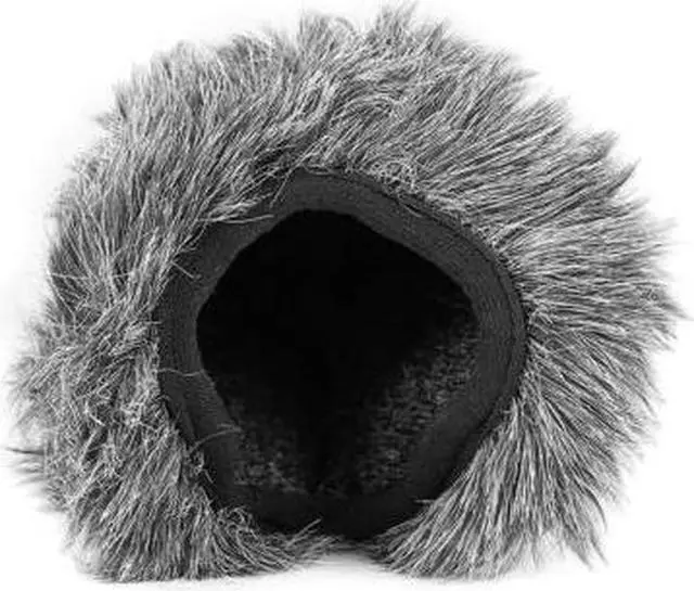 Alt view image 4 of 4 - Movo WS-AM30 Furry Outdoor Microphone Windscreen Muff Custom Fit for Azden SMX-30 Stereo/Mono Switchable Video Microphone