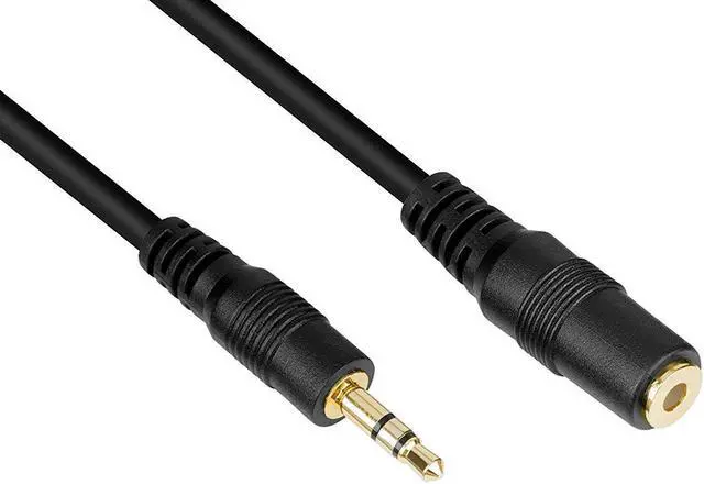 Alt view image 3 of 3 - Movo MC20 20-foot (6m) TRS Female 3.5mm to TRS Male 3.5mm Extension Cable for Camera/Video Microphones (fits Rode, Takstar, Audio-Technica, Canon, Nikon)